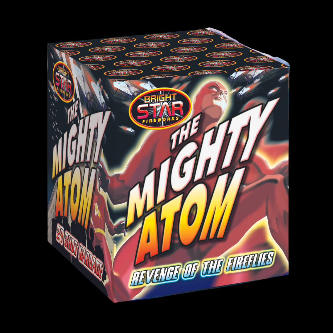 Mighty Atom 24 Shot Cake by Bright Star Fireworks - MK Fireworks King
