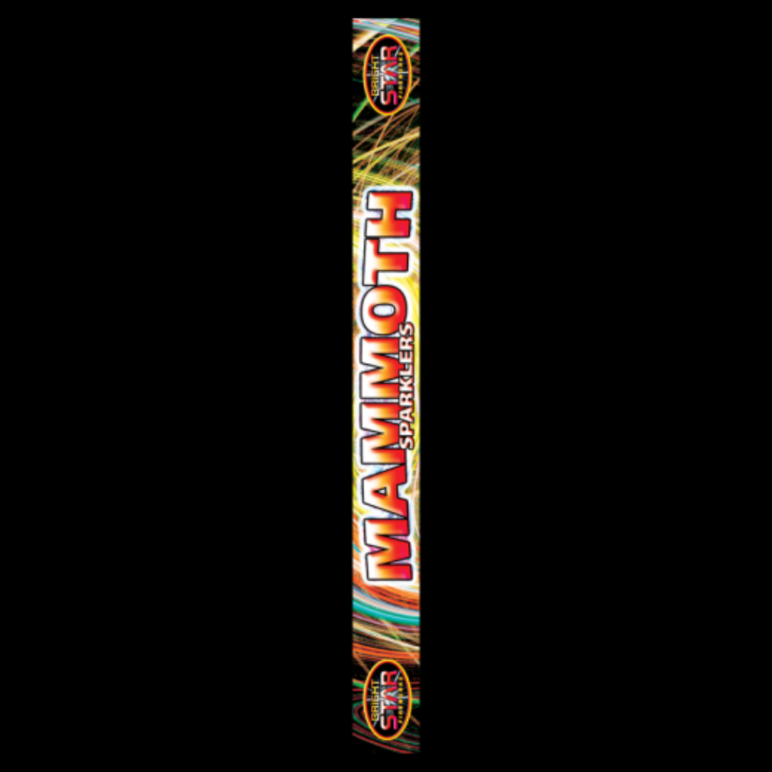 18" Sparklers (4 Pack) by Bright Star Fireworks