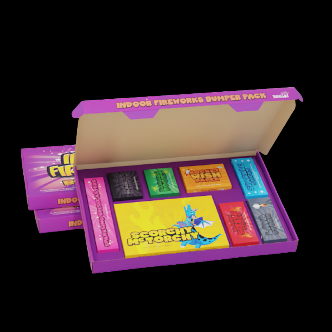 Indoor Fireworks Selection Box by Trafalgar Fireworks