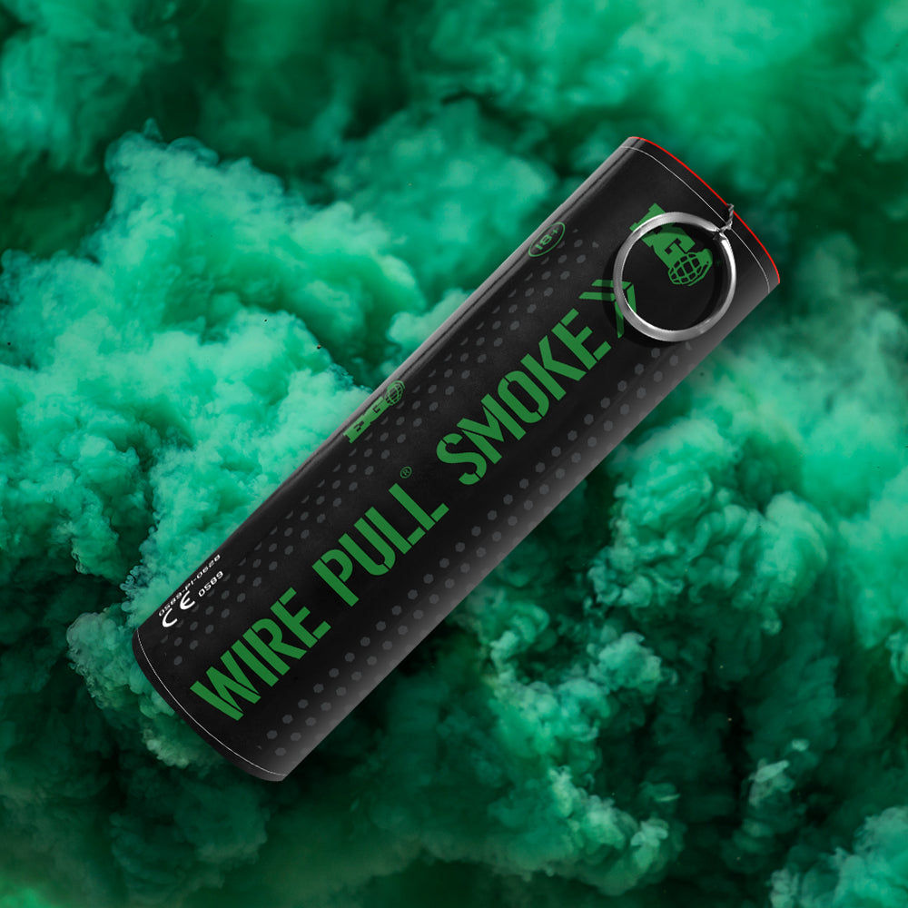 Green 90 Second WP40 Smoke Grenade by Enola Gaye - MK Fireworks King