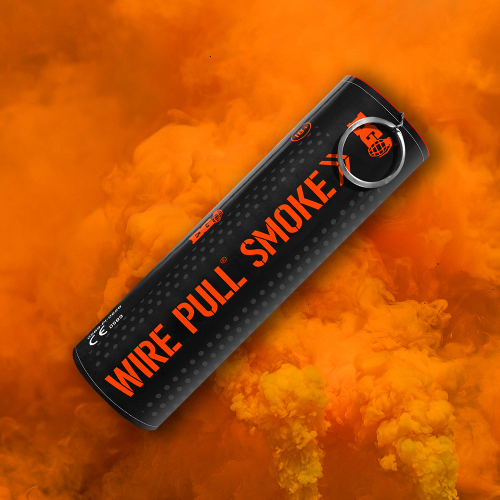Orange 90 Second WP40 Smoke Grenade by Enola Gaye - MK Fireworks King