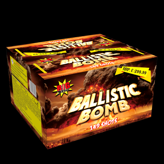 Ballistic Bomb 149 Shot Cake by Big Star Fireworks