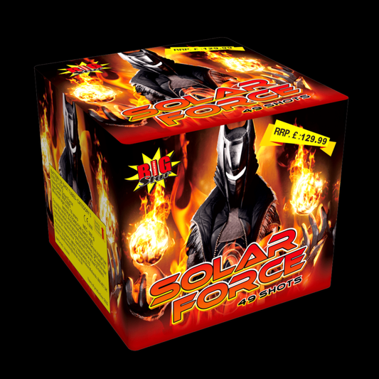 Solar Force 49 Shot Cake by Big Star Fireworks
