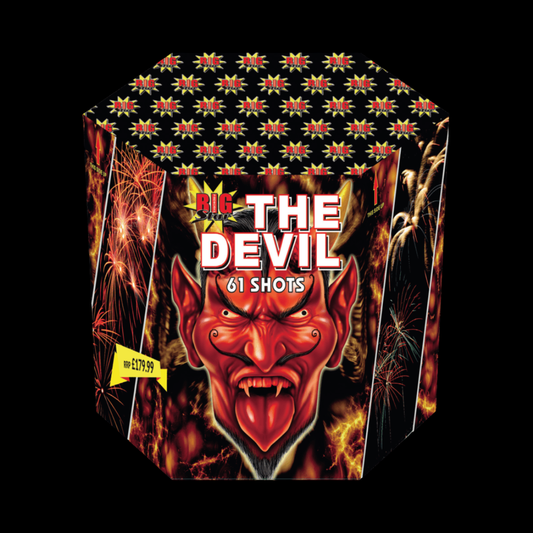 The Devil 61 Shot Cake by Big Star Fireworks