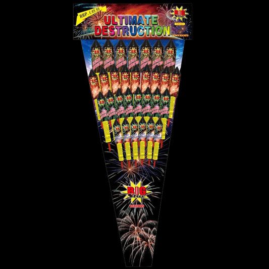 Ultimate Destruction Rockets (30 Pack) by Big Star Fireworks
