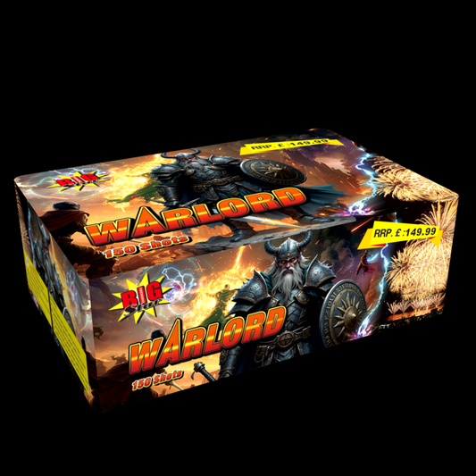 Warlord 150 Shot Cake by Big Star Fireworks