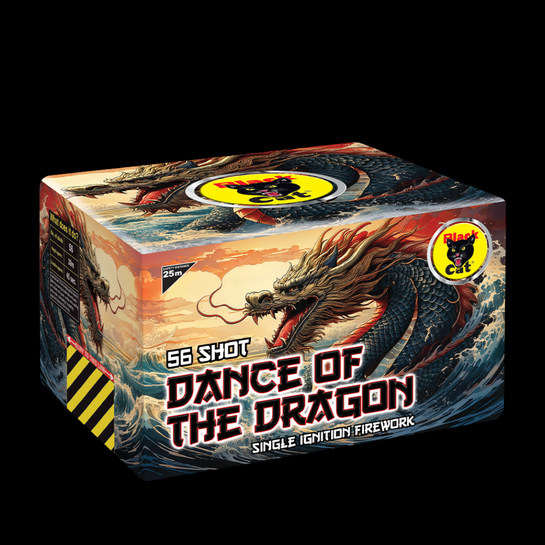 Dance of the Dragon 56 Cake by Black Cat Fireworks