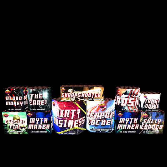 Hitman 11 Cake Pack by Bright Star Fireworksl - MK Fireworks King