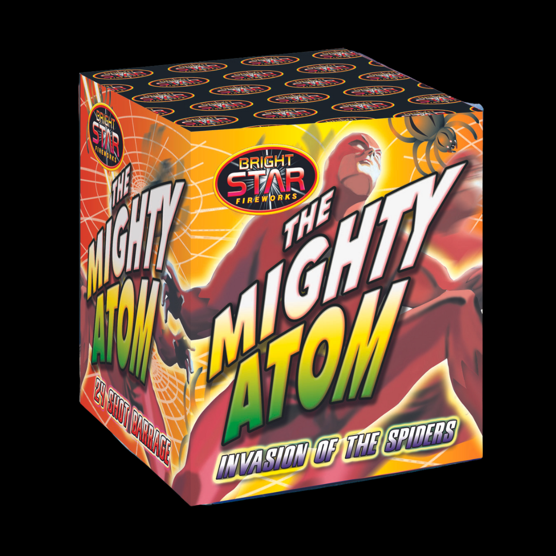 Mighty Atom 24 Shot Cake by Bright Star Fireworks - MK Fireworks King