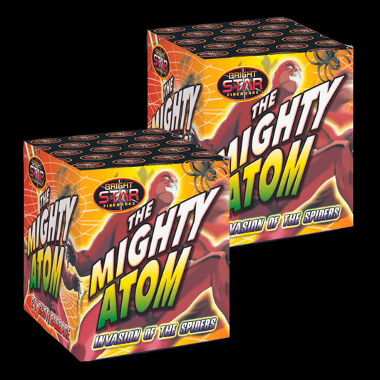 Mighty Atom 24 Shot Cake by Bright Star Fireworks - Buy 1 Get 1 Free