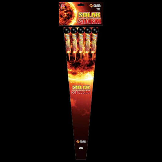 Solar Storm Rockets (5 Pack) by Cube Fireworks