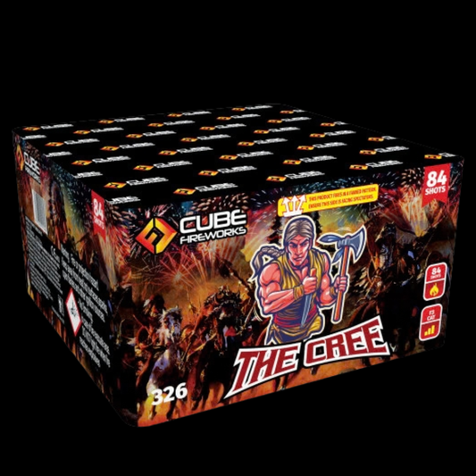 The Cree 84 Shot Cake by Cube Fireworks (Loud)