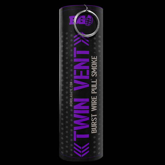 Purple 30 Second Twin Vent Smoke Grenade by Enola Gaye - MK Fireworks King