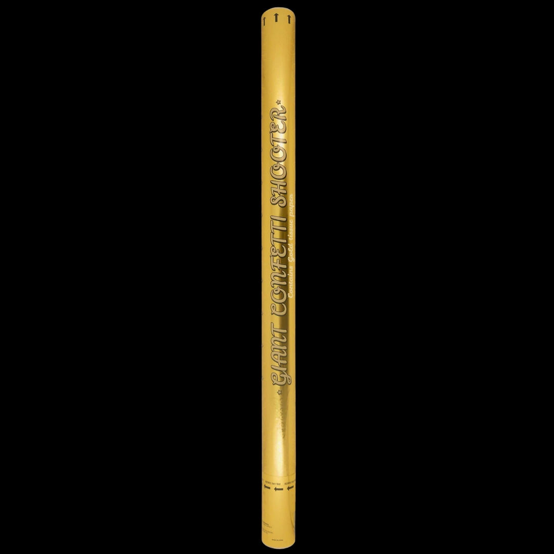 80cm Giant Gold Confetti Cannon by Party Time - MK Fireworks King