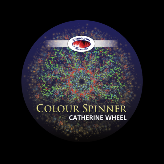 Colour Spinner Catherine Wheel by Kimbolton Fireworks