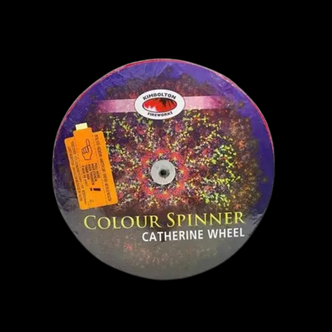 Colour Spinner Catherine Wheel by Kimbolton Fireworks