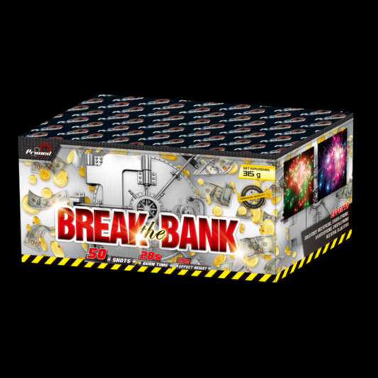 Break the Bank 50 Shot Cake by Primed Pyrotechnics (Loud)