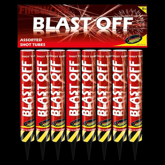 Blast Off Roman Candles (8 Pack) by Standard Fireworks