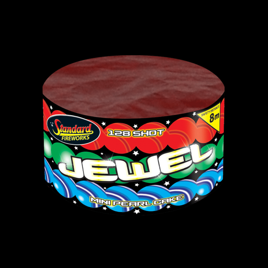 Jewel Mini Pearl 128 Shot Cake by Standard Fireworks - Buy 1 Get 1 Free - MK Fireworks King