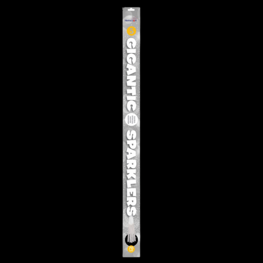 70cm Gigantic Silver Dipped Sparklers (pack of 5)