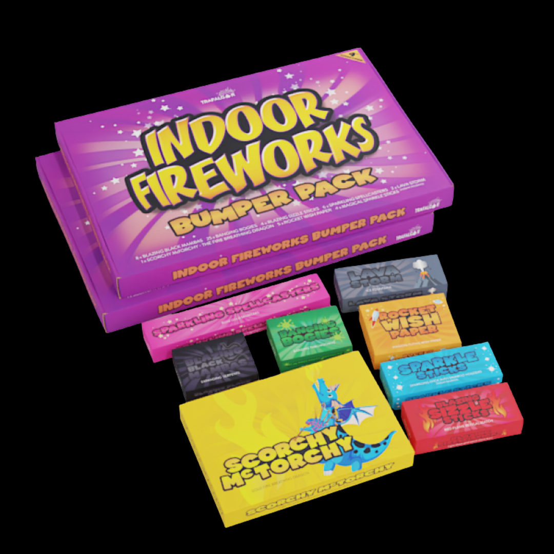 Indoor Fireworks Selection Box by Trafalgar Fireworks