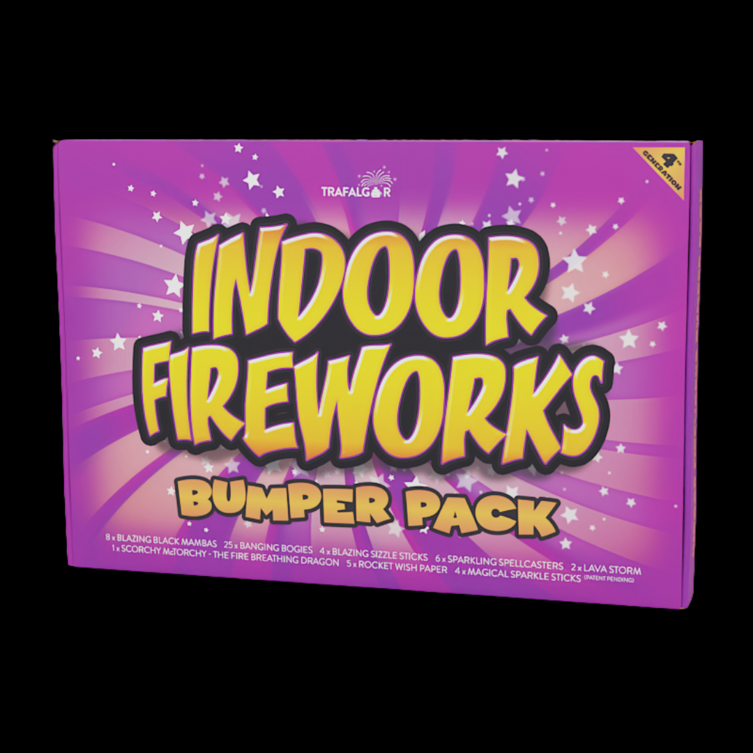 Indoor Fireworks Selection Box by Trafalgar Fireworks