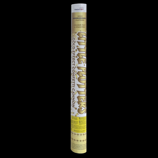 Little Flutters 50cm Gold Confetti Cannon by Trafalgar - MK Fireworks King