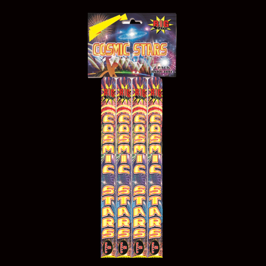 Cosmic Stars 5 Shot Tubes (4 Pack) by Big Star Fireworks - MK Fireworks King