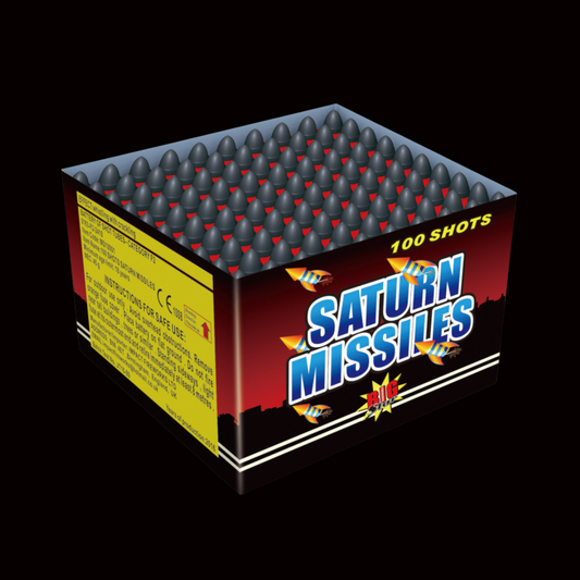 Saturn 100 Shot Screaming Missiles by Big Star Fireworks - MK Fireworks King