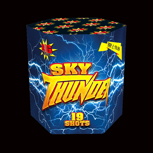 Sky Thunder 19 Shot Cake by Big Star Fireworks - MK Fireworks King