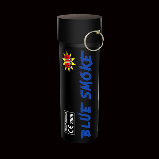 Blue 60 Second Smoke Grenade by Big Star Fireworks - MK Fireworks King