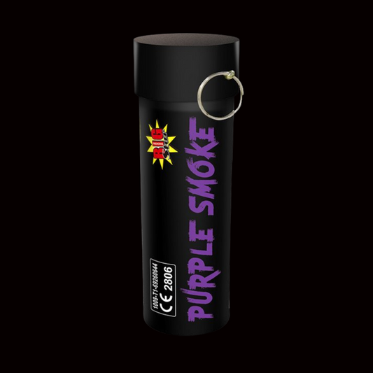 Purple 60 Second Smoke Grenade by Big Star Fireworks - MK Fireworks King
