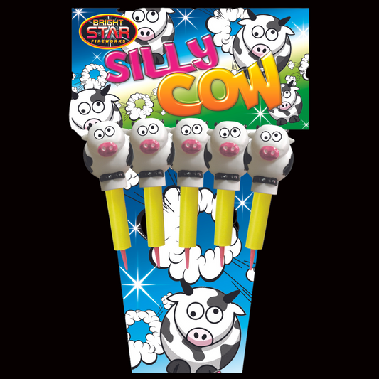 Silly Cow Rockets (5 Pack) by Bright Star Fireworks (Loud) - Multibuy 2 for £60 - MK Fireworks King
