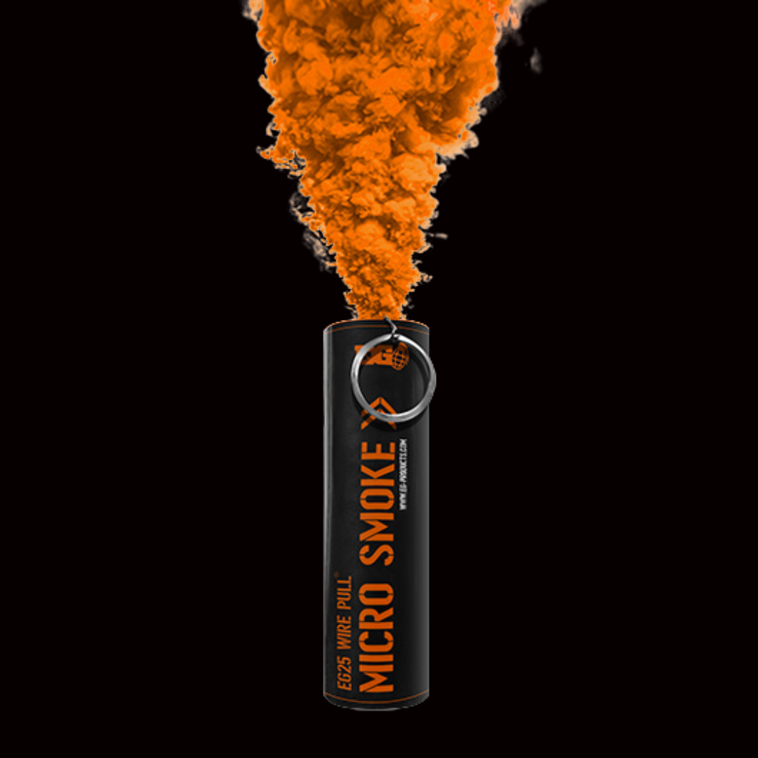 Orange 30 Second Smoke Micro Grenade by Enola Gaye - MK Fireworks King