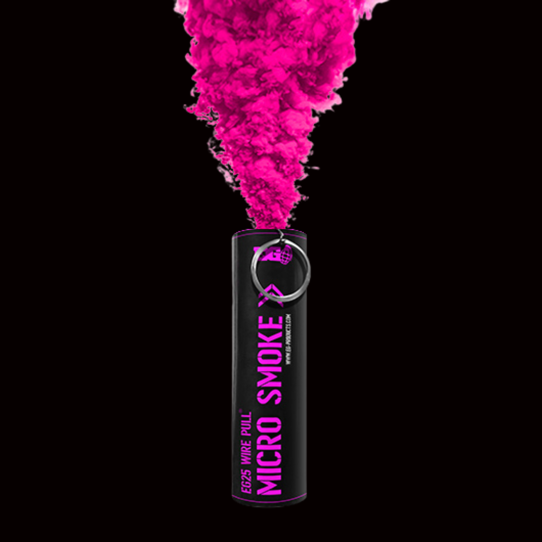 Pink 30 Second Smoke Micro Grenade by Enola Gaye - MK Fireworks King
