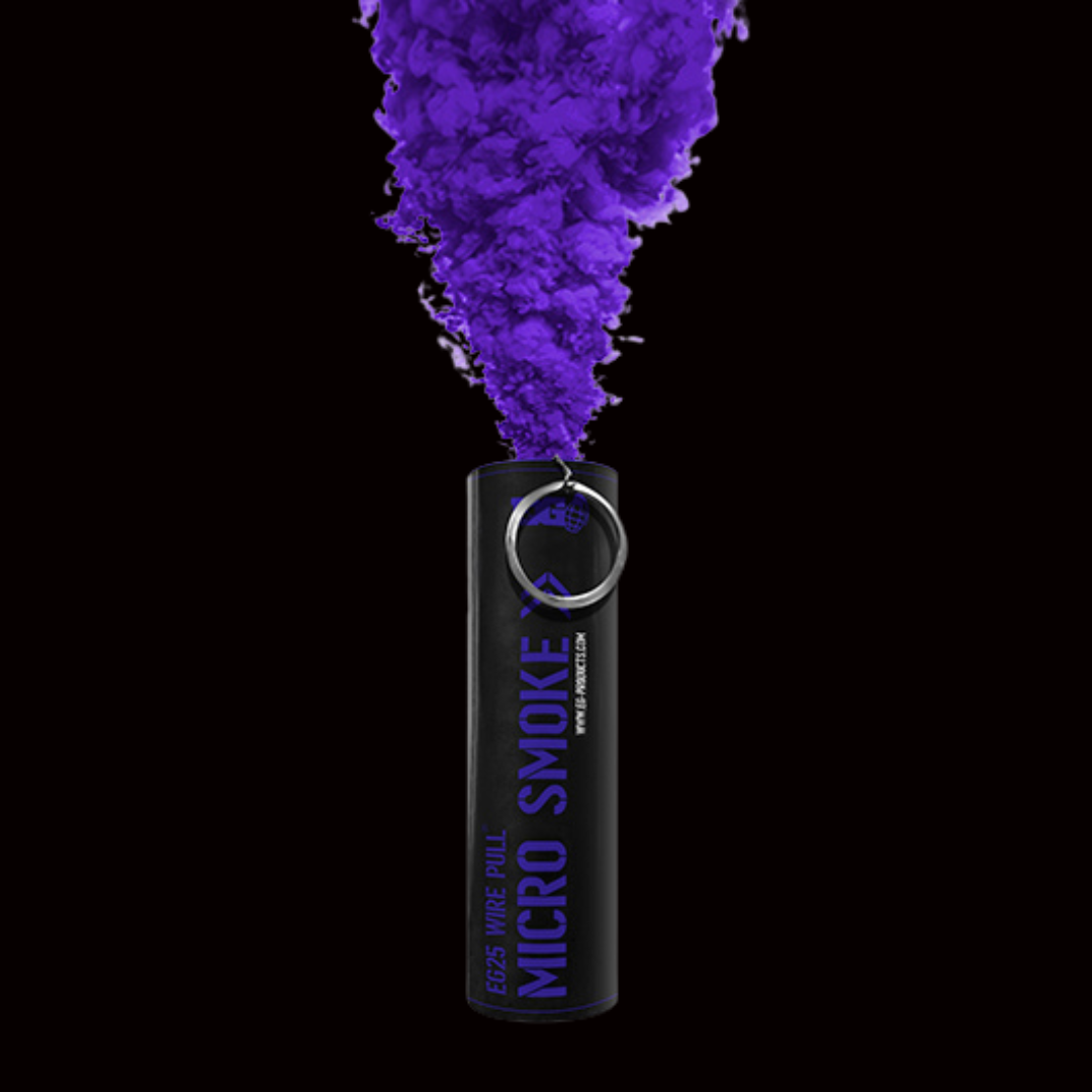 Purple 30 Second Smoke Micro Grenade by Enola Gaye - MK Fireworks King