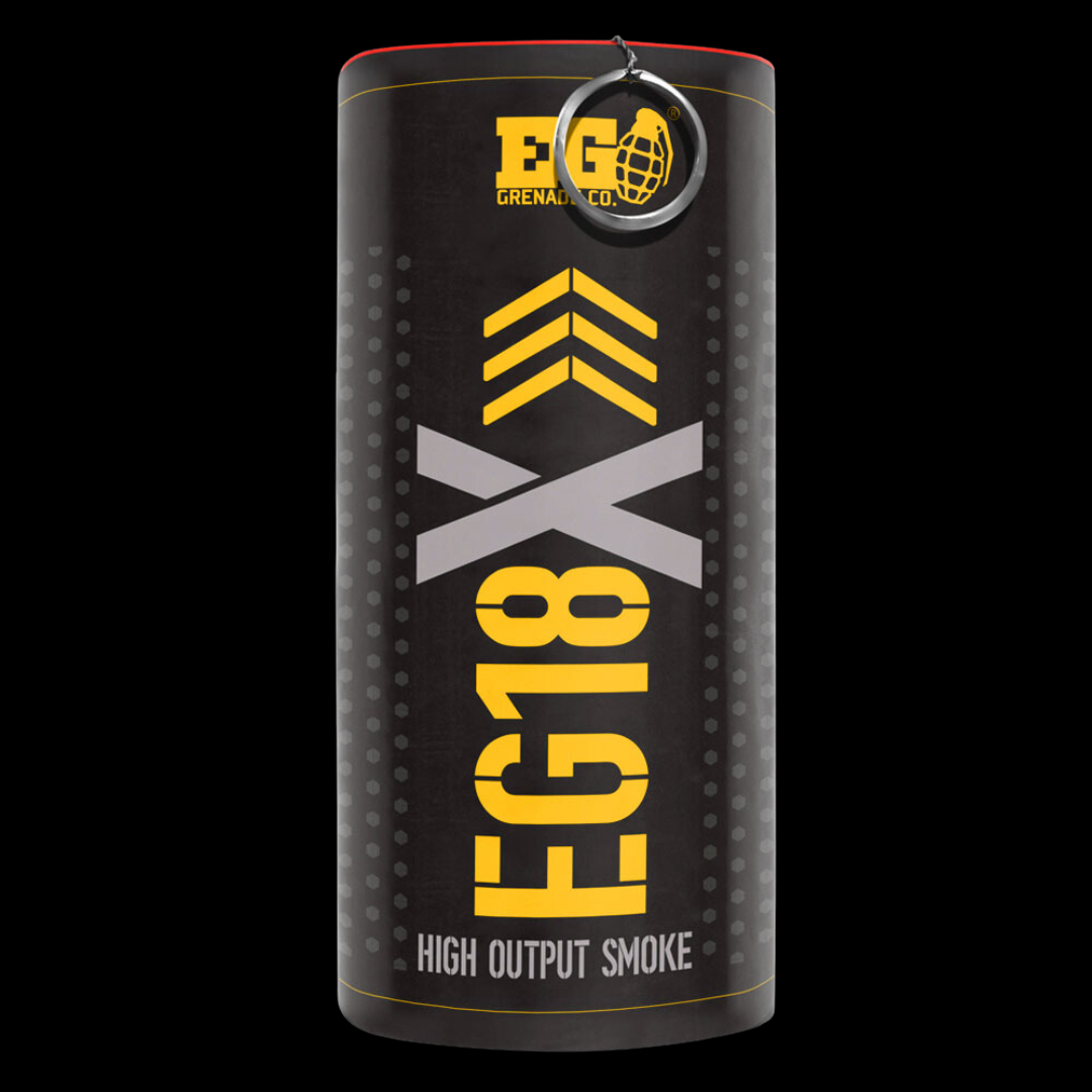 Yellow 50 Second EG18X Super High Density Smoke Grenade by Enola Gaye - MK Fireworks King