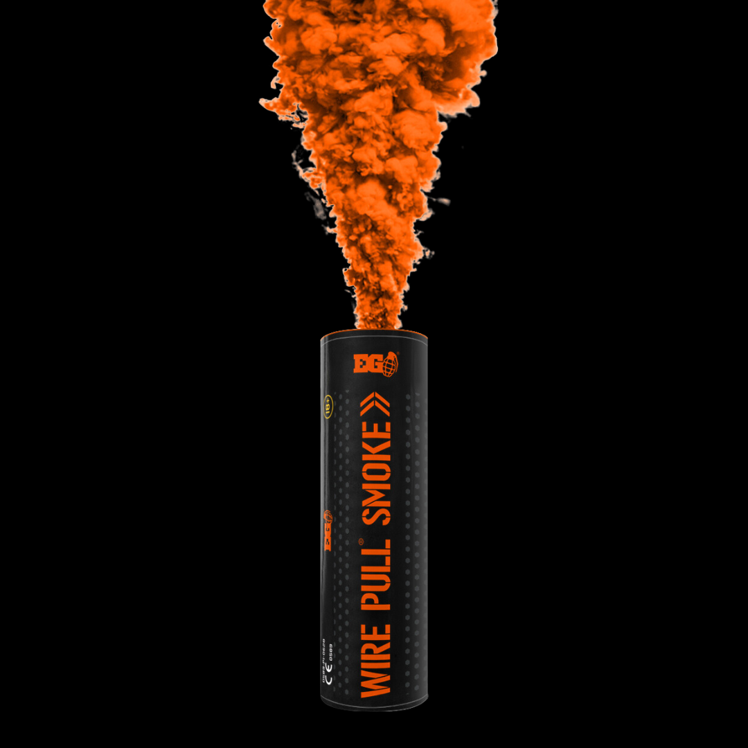Orange 90 Second WP40 Smoke Grenade by Enola Gaye - MK Fireworks King