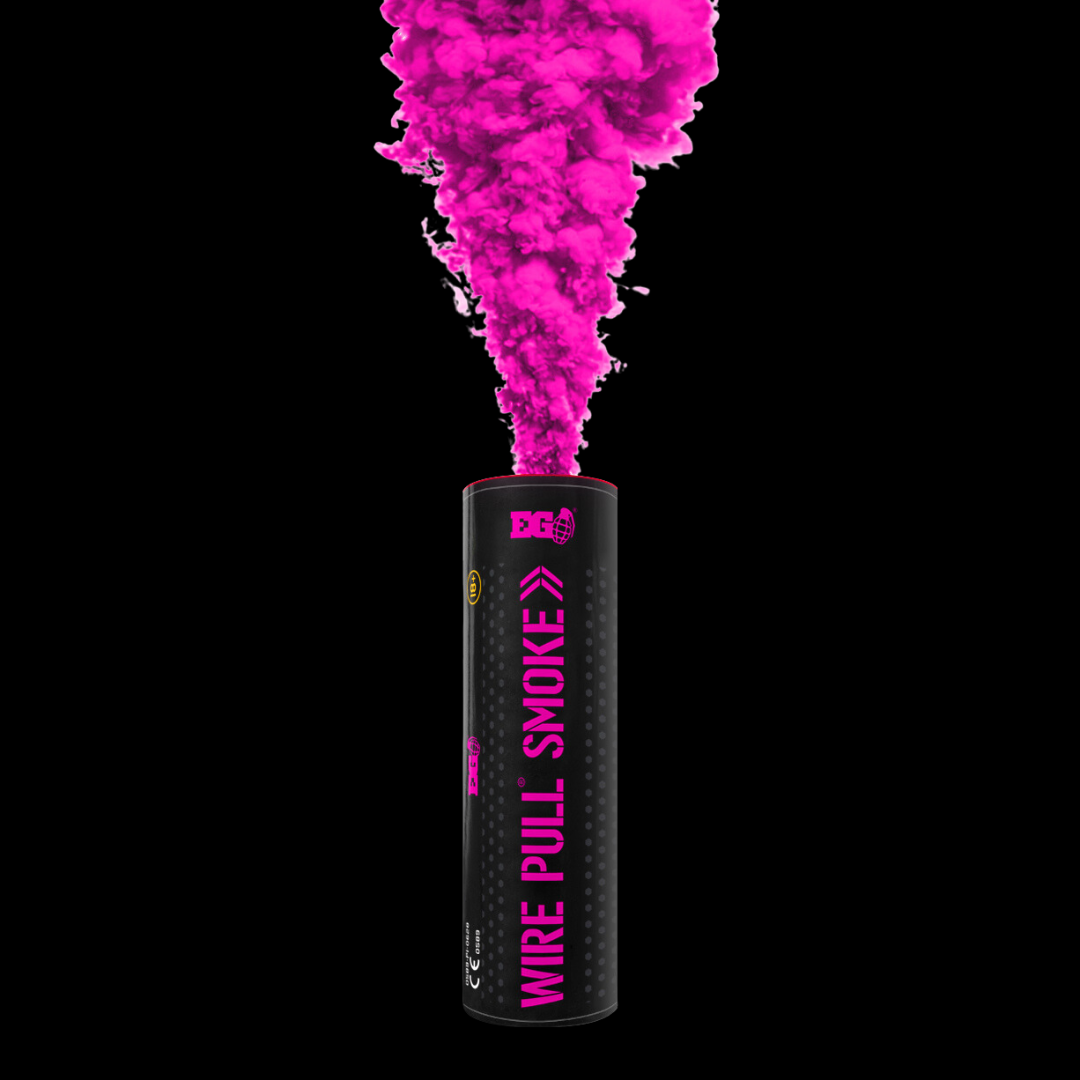 Pink 90 Second WP40 Smoke Grenade by Enola Gaye - MK Fireworks King