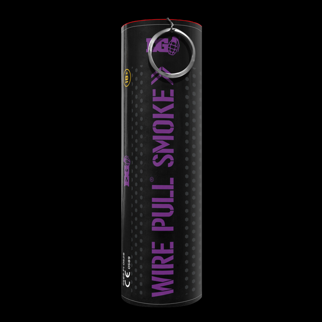 Purple 90 Second WP40 Smoke Grenade by Enola Gaye - MK Fireworks King