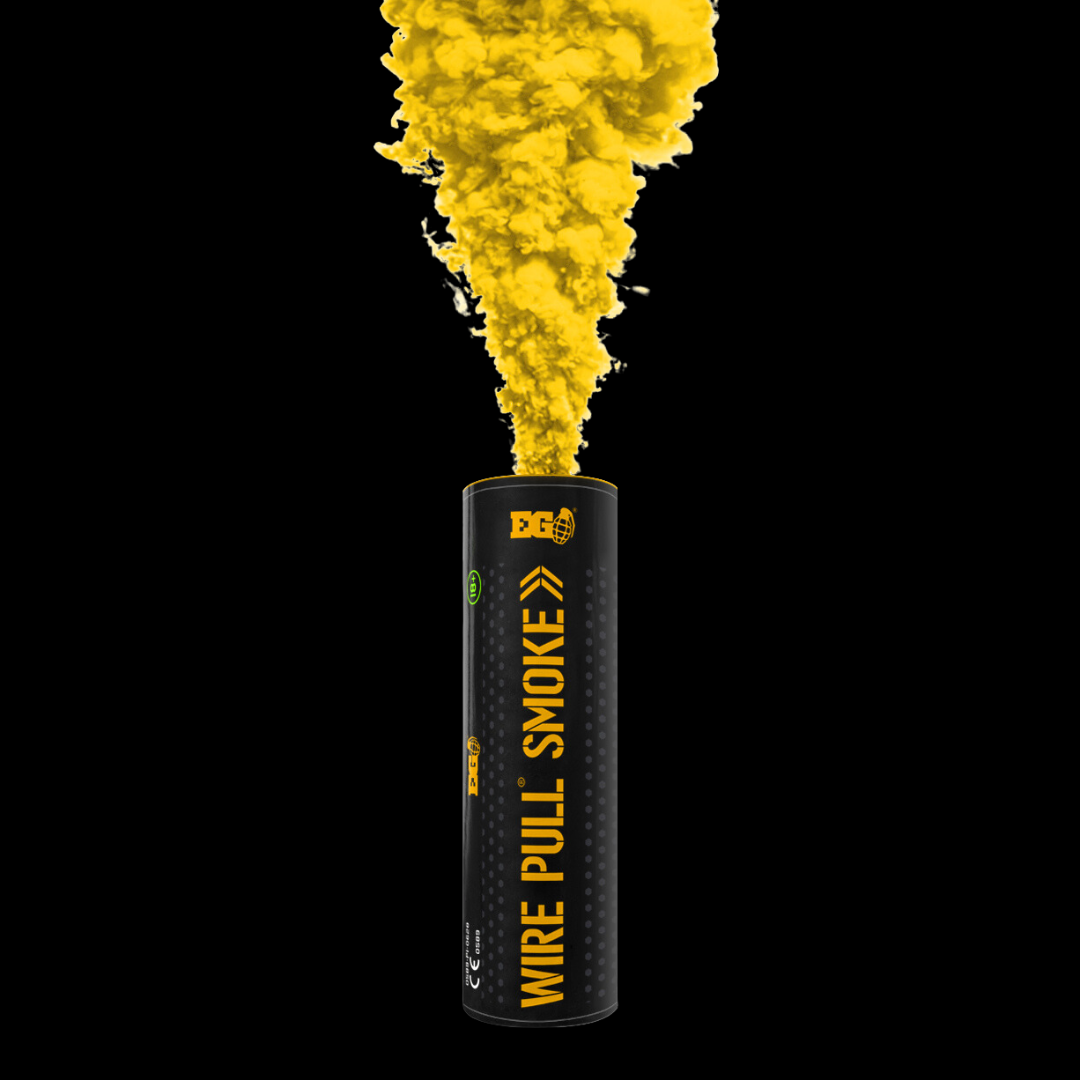 Yellow 90 Second WP40 Smoke Grenade by Enola Gaye - MK Fireworks King