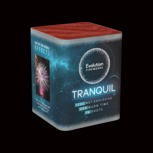 Tranquil 16 Shot Cake by Evolution Fireworks - MK Fireworks King