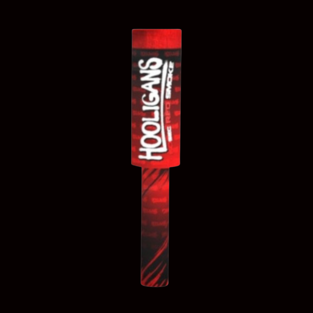 Red 60 Second Handheld Smoke Grenade by Klasek Pyrotechnics - MK Fireworks King