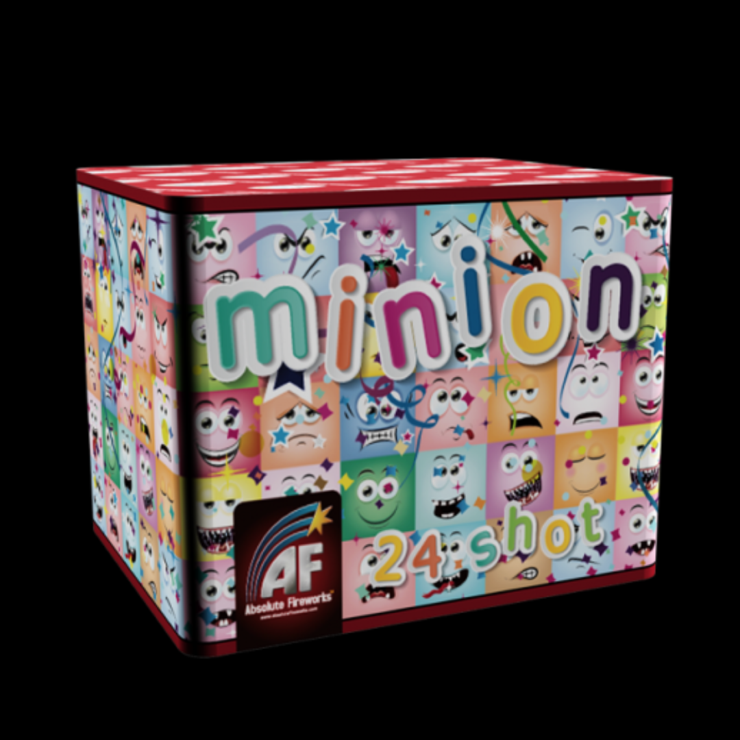 Minion 24 Shot Cake by Quantum Fireworks - Multibuy 2 for £30 - MK Fireworks King