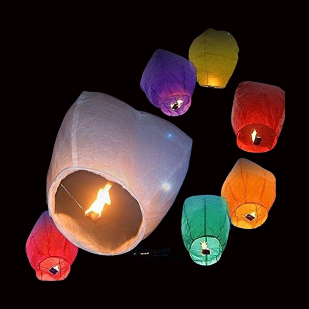 Eco-Friendly Bamboo Sky Lantern - Large - MK Fireworks King