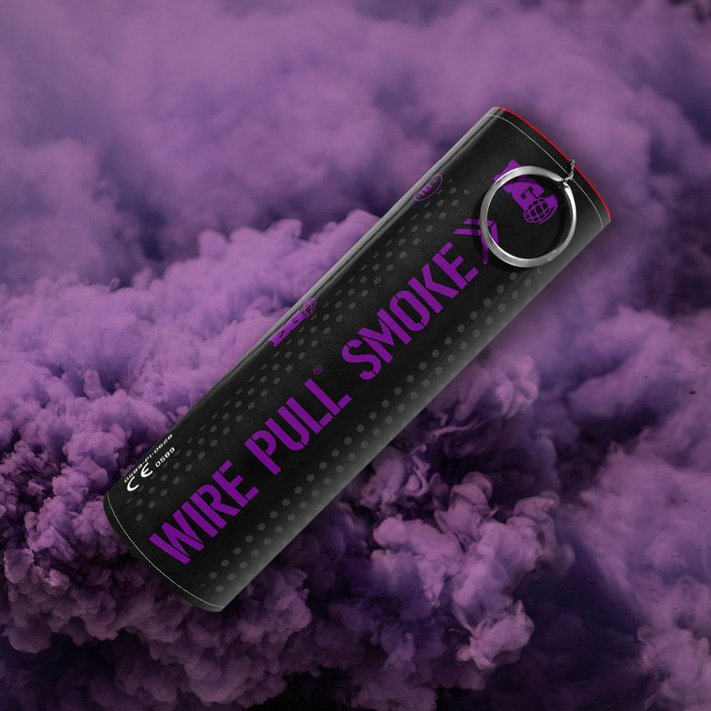 Purple 90 Second WP40 Smoke Grenade by Enola Gaye - MK Fireworks King